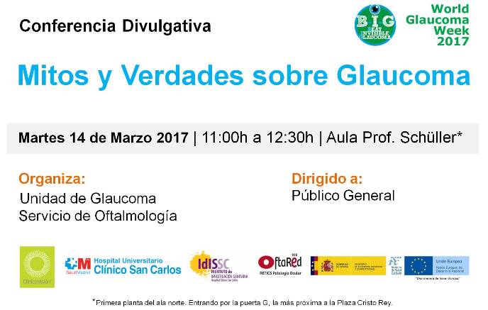 Conference "Myths and Facts about Glaucoma" / Conferencia "Mitos y Verdades sobre Glaucoma"