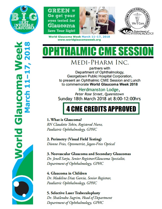 Glaucoma Week Annual CME Session
