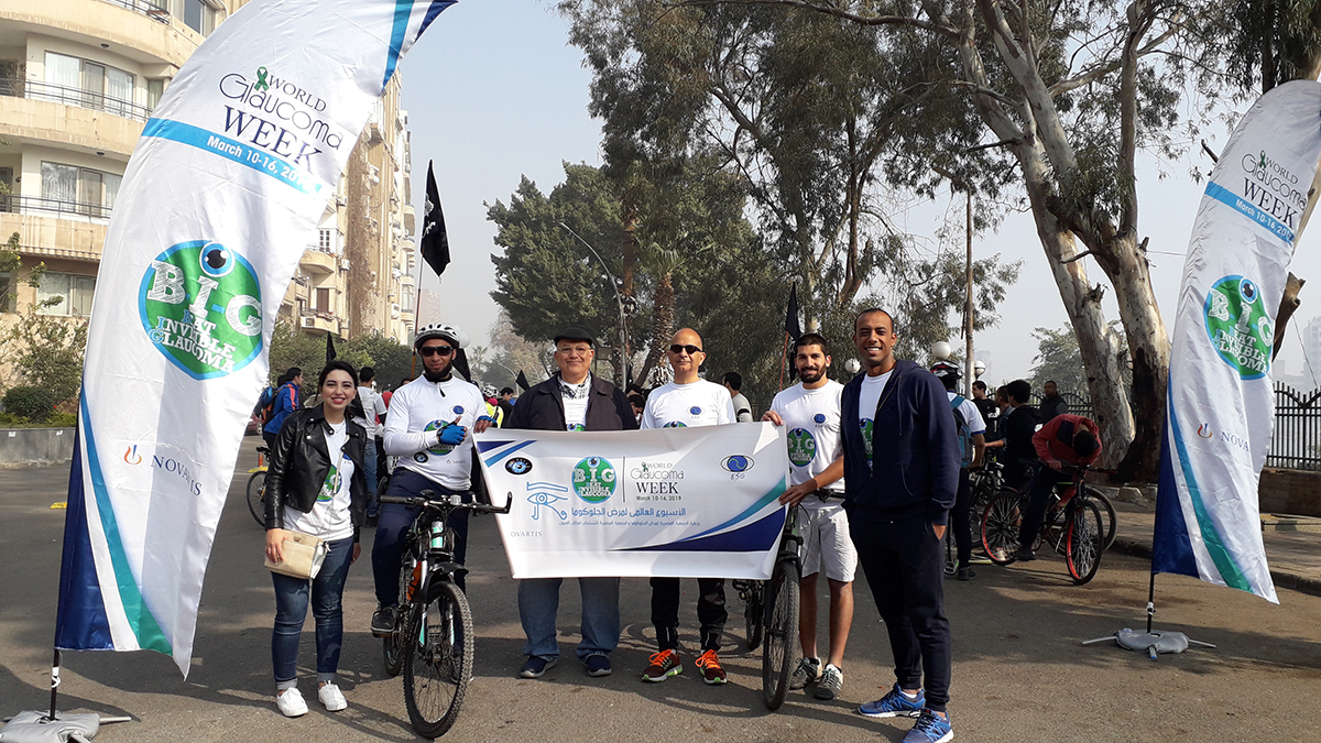 Glaucoma Week marathon and Cycling