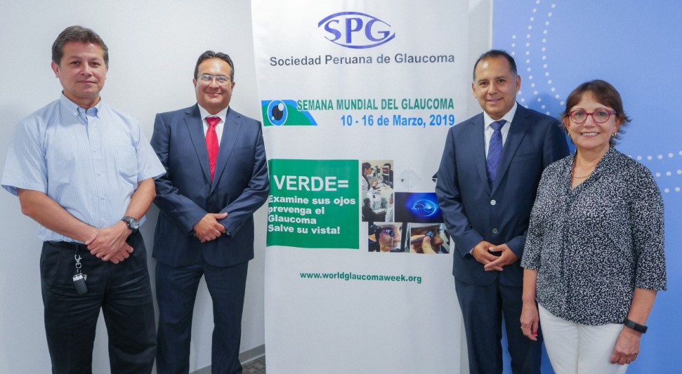Sociedad Peruana de Glaucoma Grabación de vídeo promocional por la Semana Mundial del Glaucoma