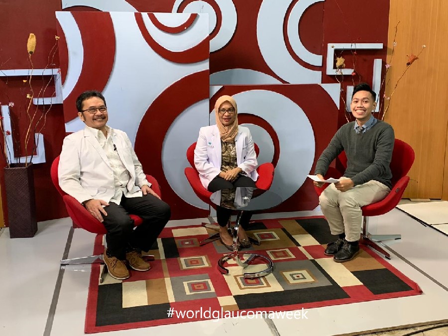 Talk Show about Glaucoma Live in Kompas TV, Makassar