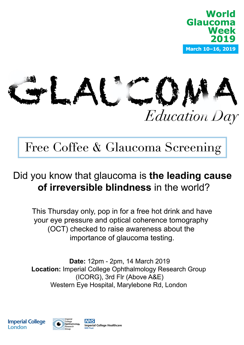 Free coffee and glaucoma screening