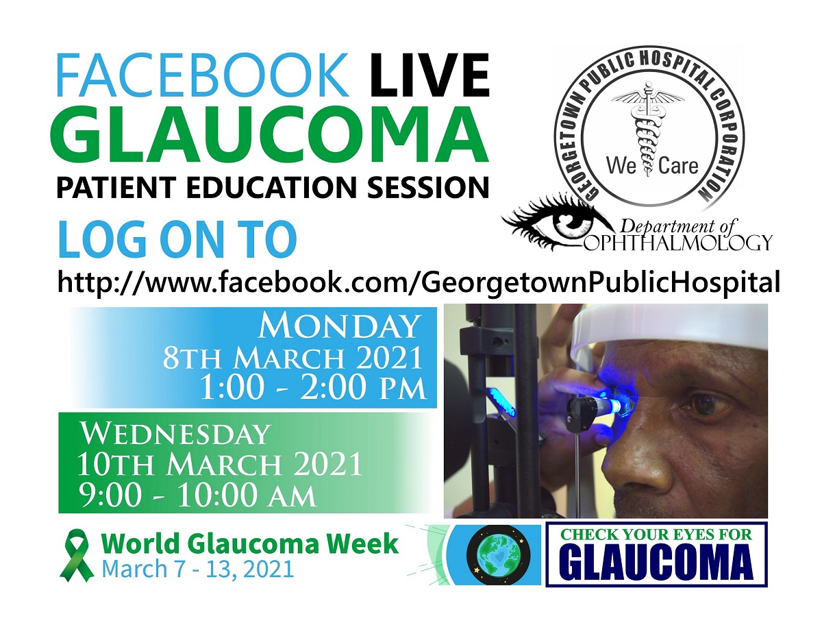 Facebook LIVE Glaucoma Patient Education Session