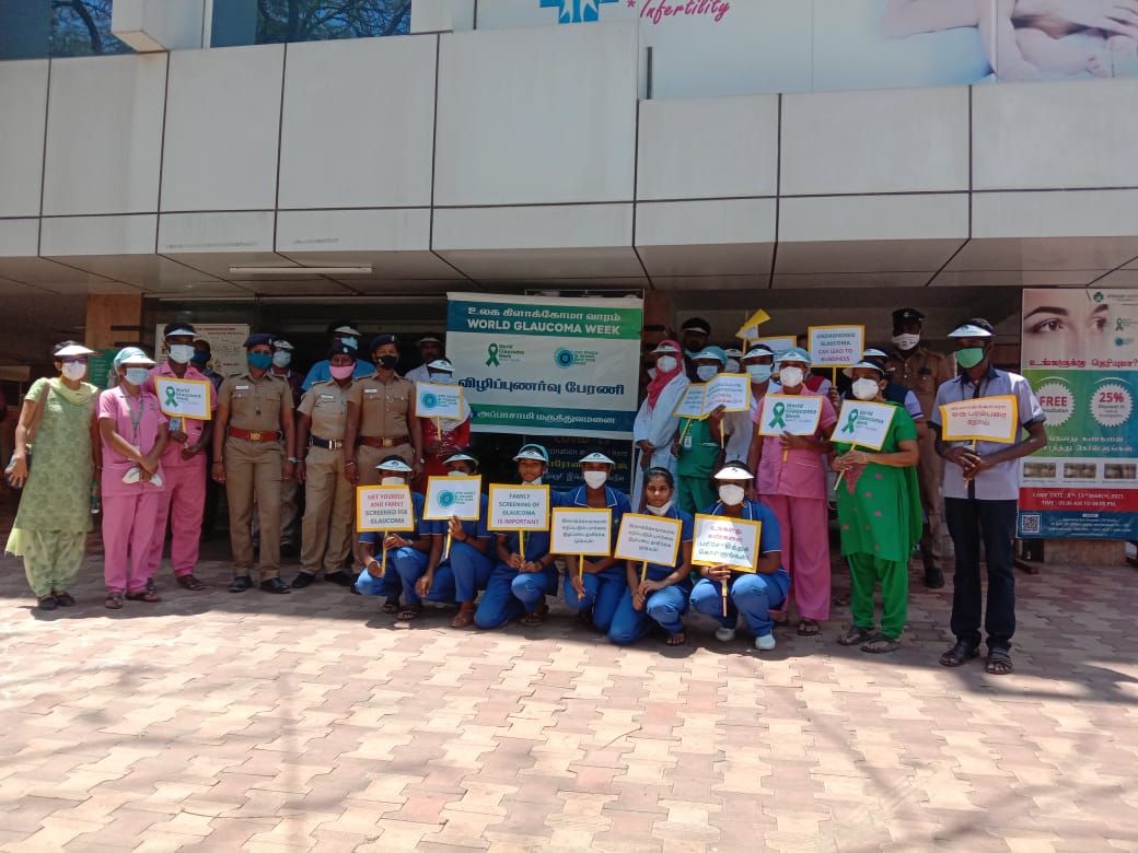 Glaucoma Awareness Walk 10/03/2021 - Appasamy Hospitals, Chennai