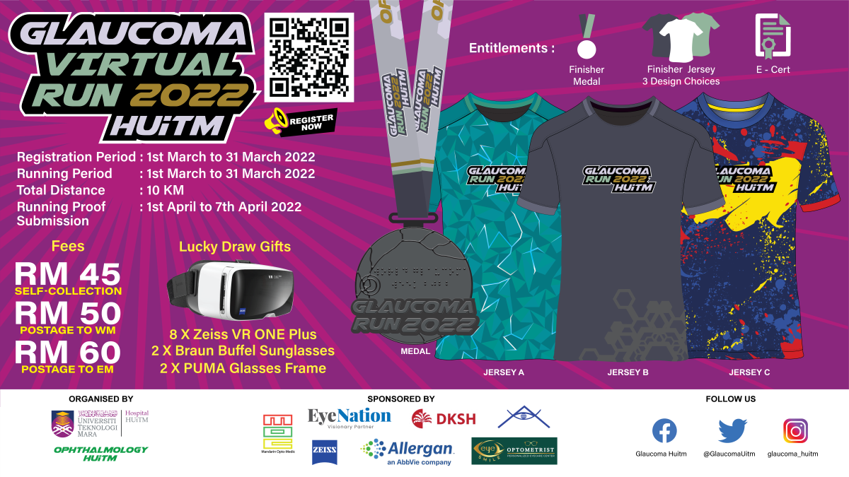 Glaucoma Virtual Run HUiTM 2022