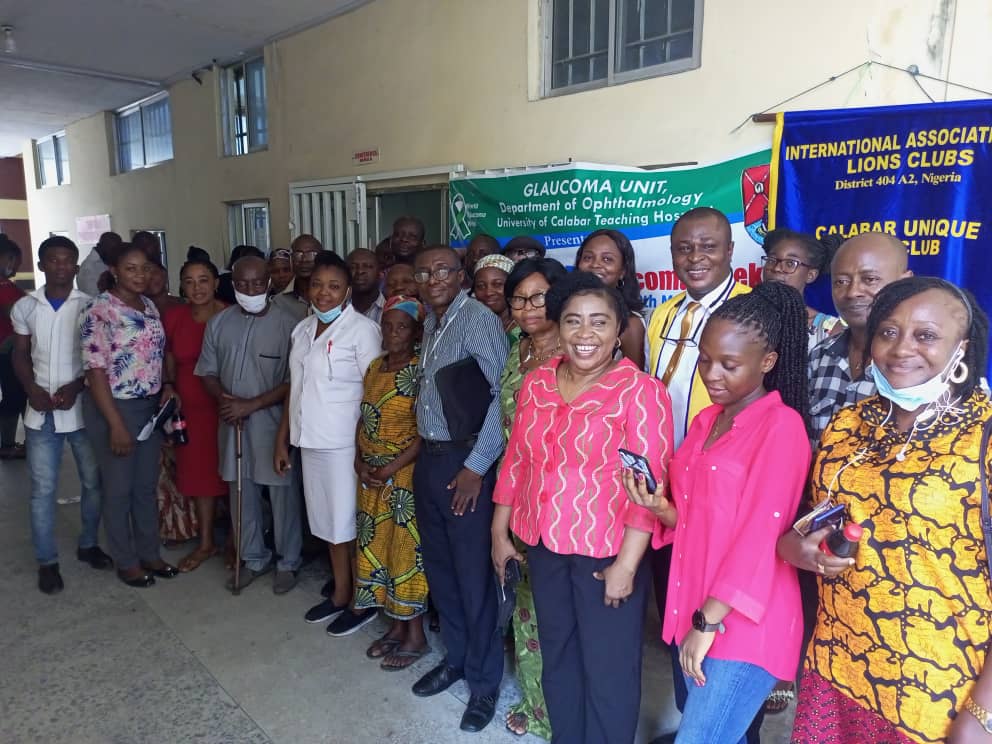 INTERACTIVE SESSION WITH THE CALABAR GLAUCOMA SUPPORT GROUP