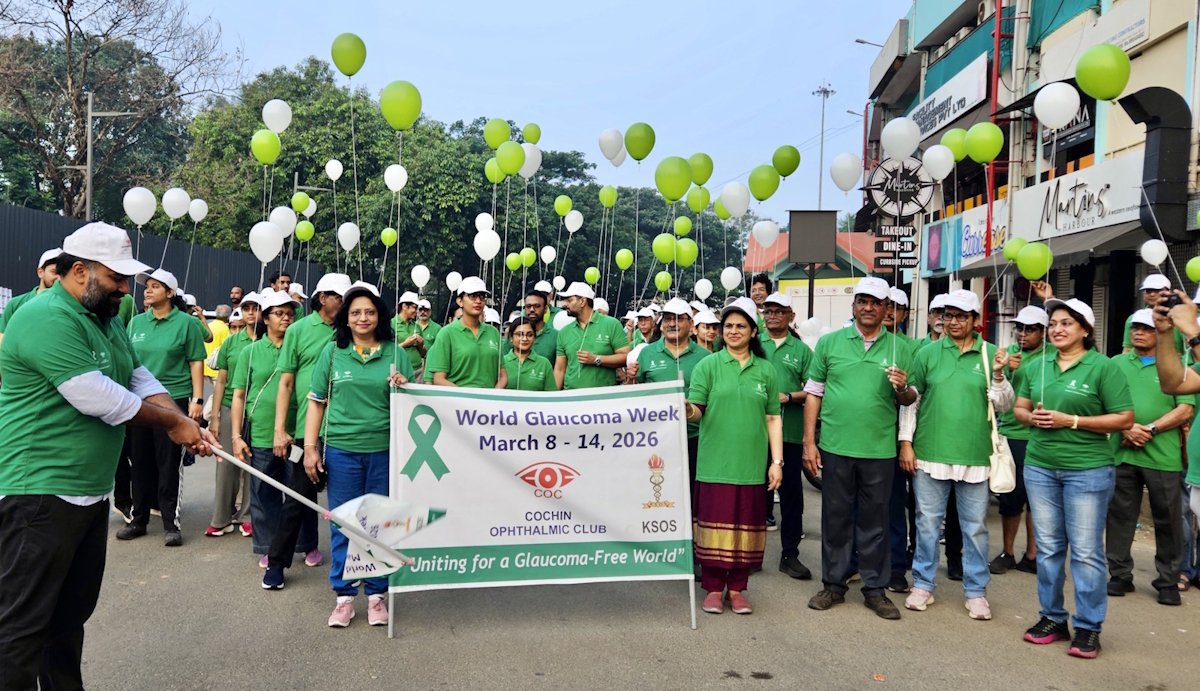Cochin Ophthalmic Club Walkathon as part of World Glaucoma Week