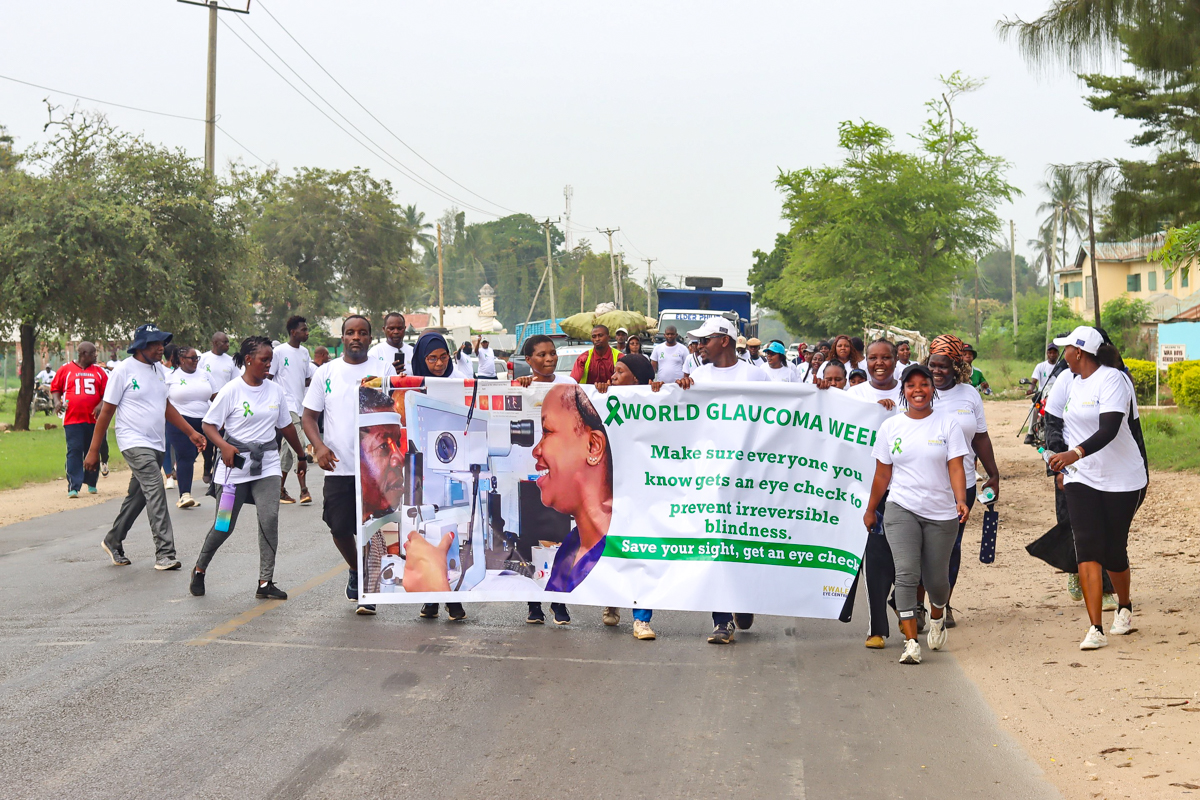 Walking To Spread Awareness About Glaucoma