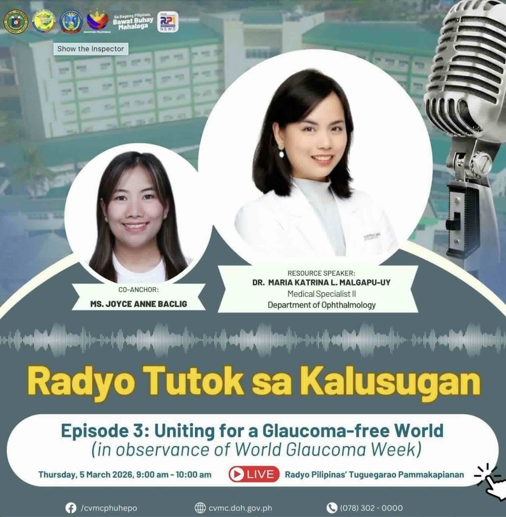 Radyo Tutok sa Kalusugan: Uniting for a Glaucoma Free World