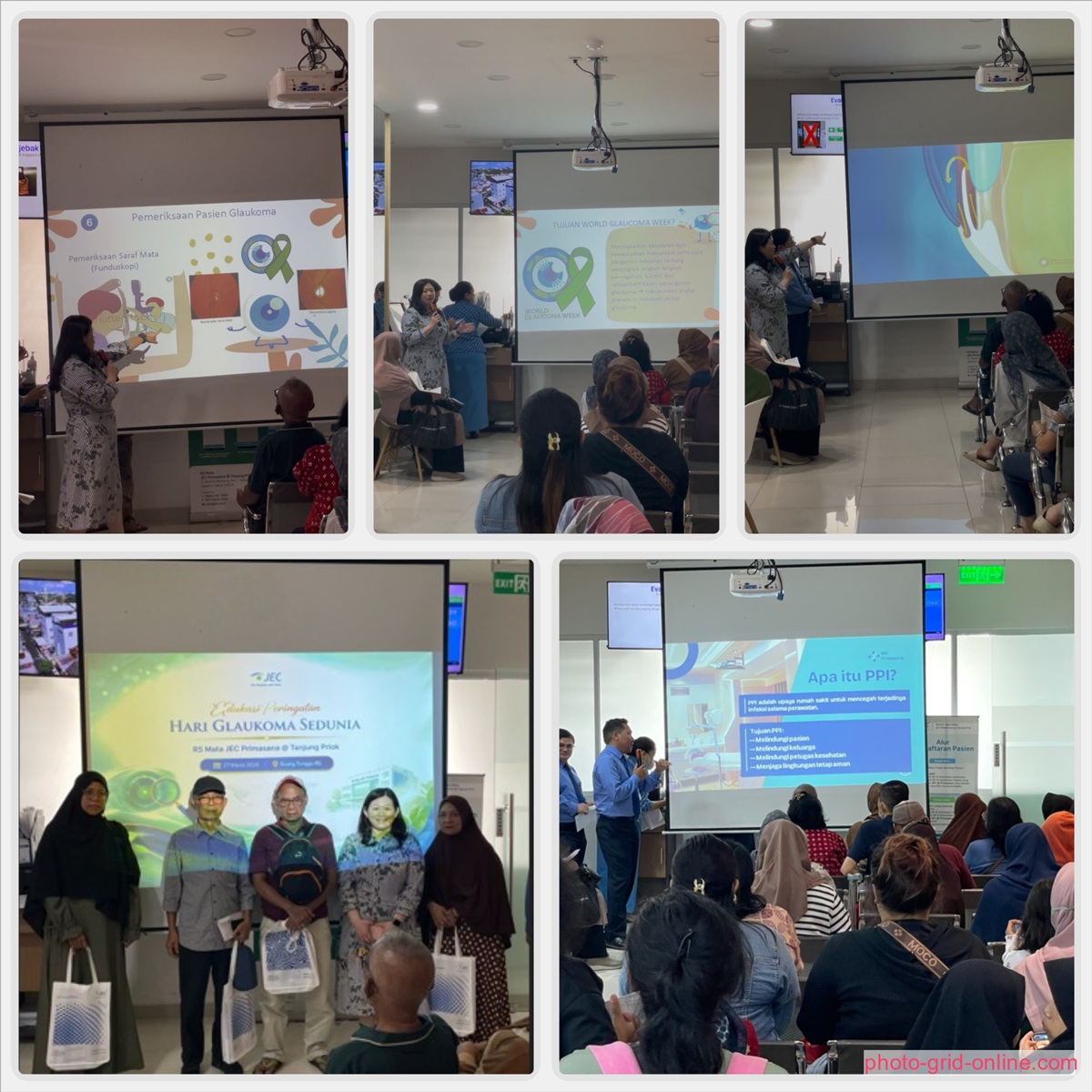 World Glaucoma Week Education Campaign in RS Mata JEC Primasana @Tanjung Priok